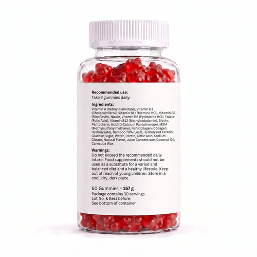 Hair, Skin & Nails Gummies – 60 Gummies