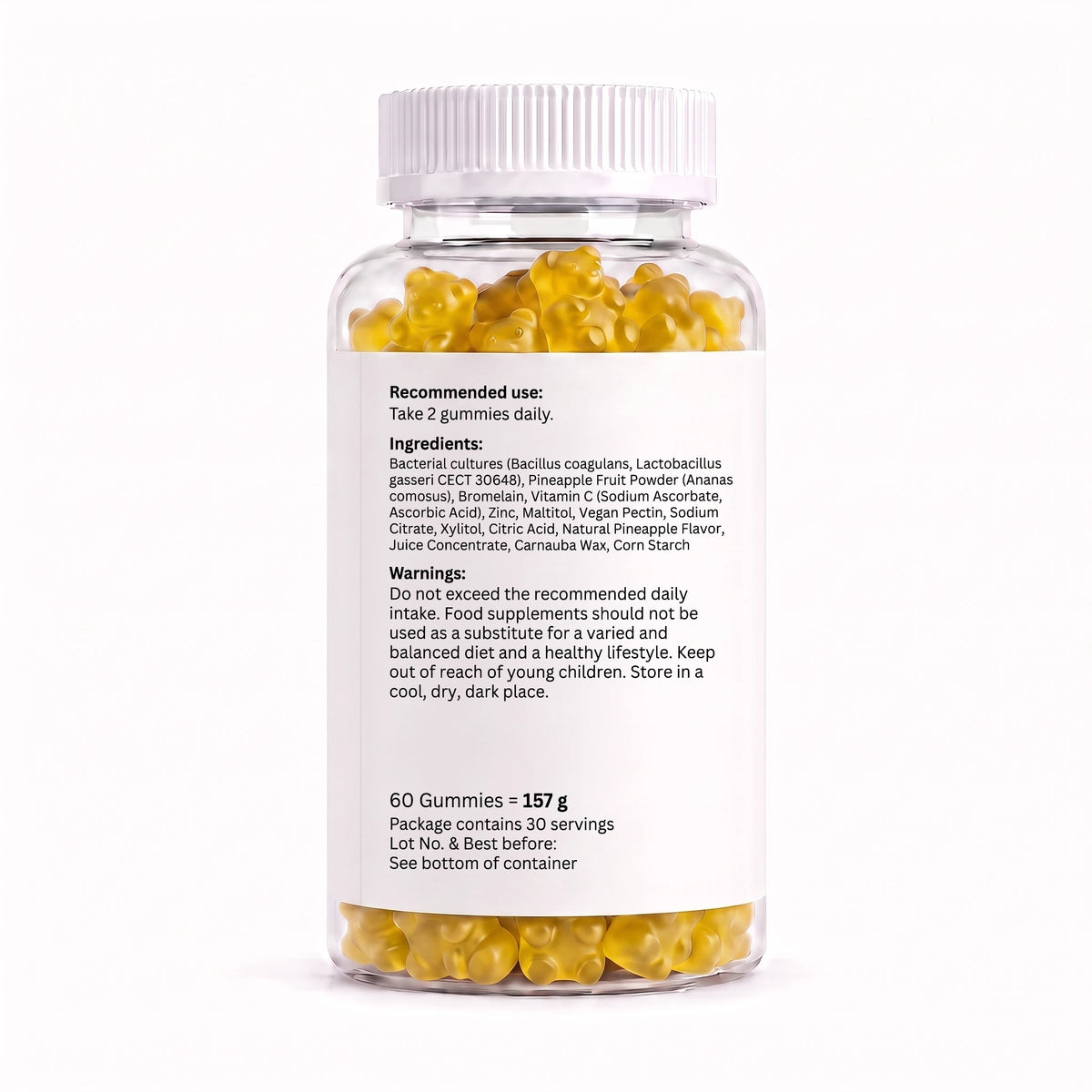 Vaginal Probiotic Gummies – 60 Gummies