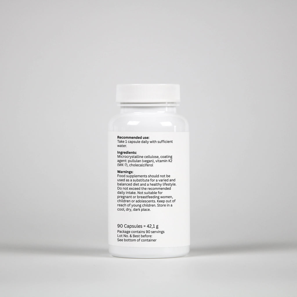 Vitamin D3 + K2 – 90 Capsules