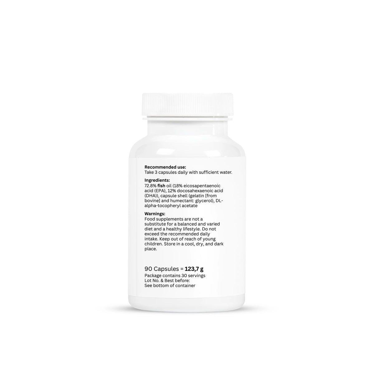 Omega-3 + Vitamin E – 90 Capsules