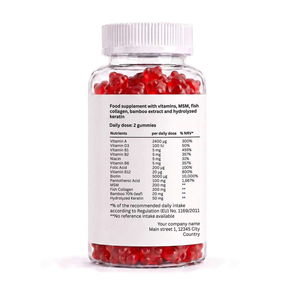 Hair, Skin & Nails Gummies – 60 Gummies