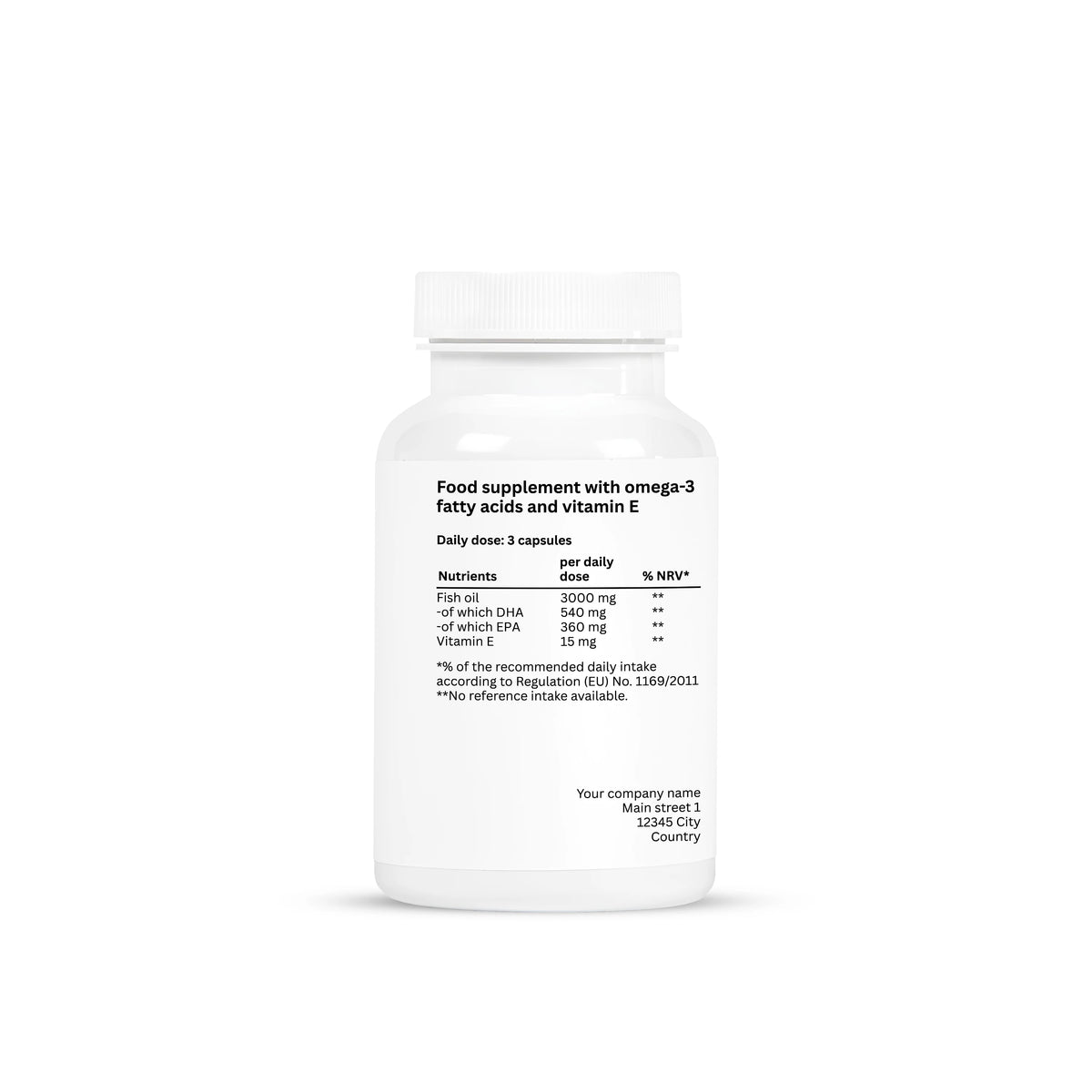 Omega-3 + Vitamin E – 90 Capsules