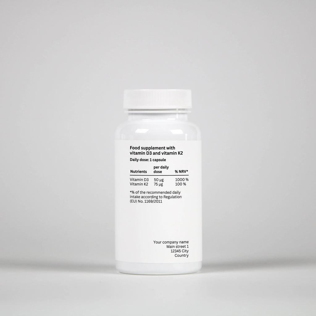 Vitamin D3 + K2 – 90 Capsules