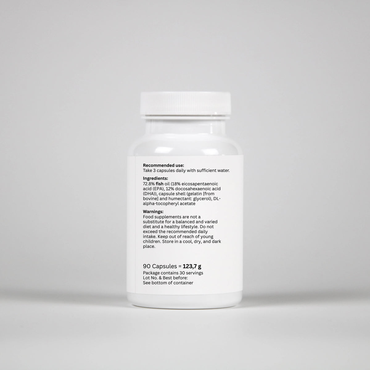 Omega-3 + Vitamin E – 90 Capsules