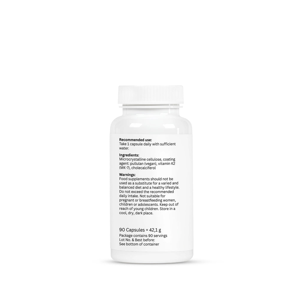 Vitamin D3 + K2 – 90 Capsules